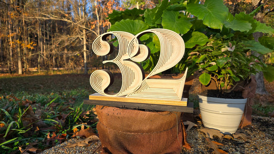 Cascading Number Award with Notes on Back