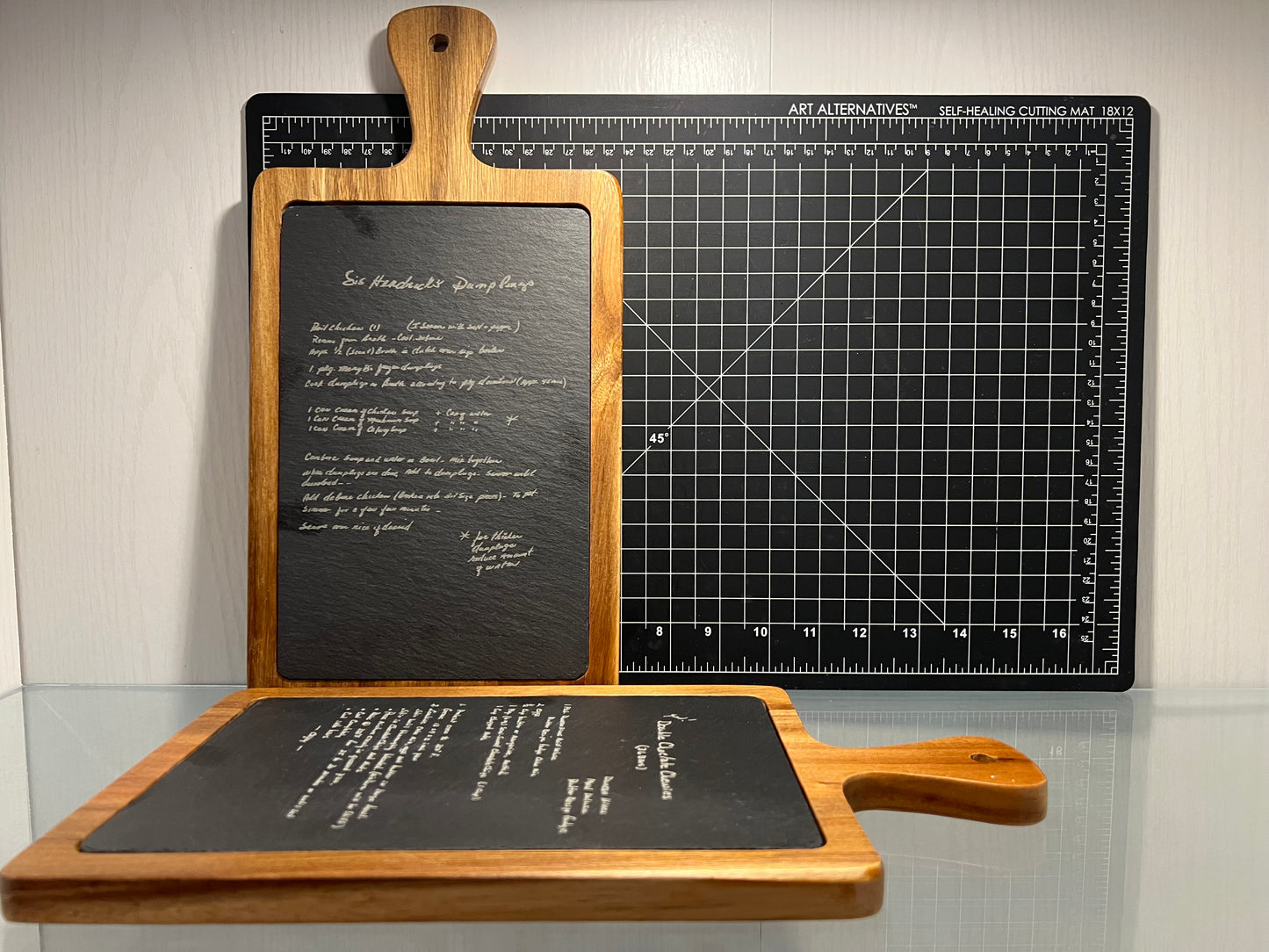 Custom Recipe on Slate Cutting Boards | Upload Your Own Recipe
