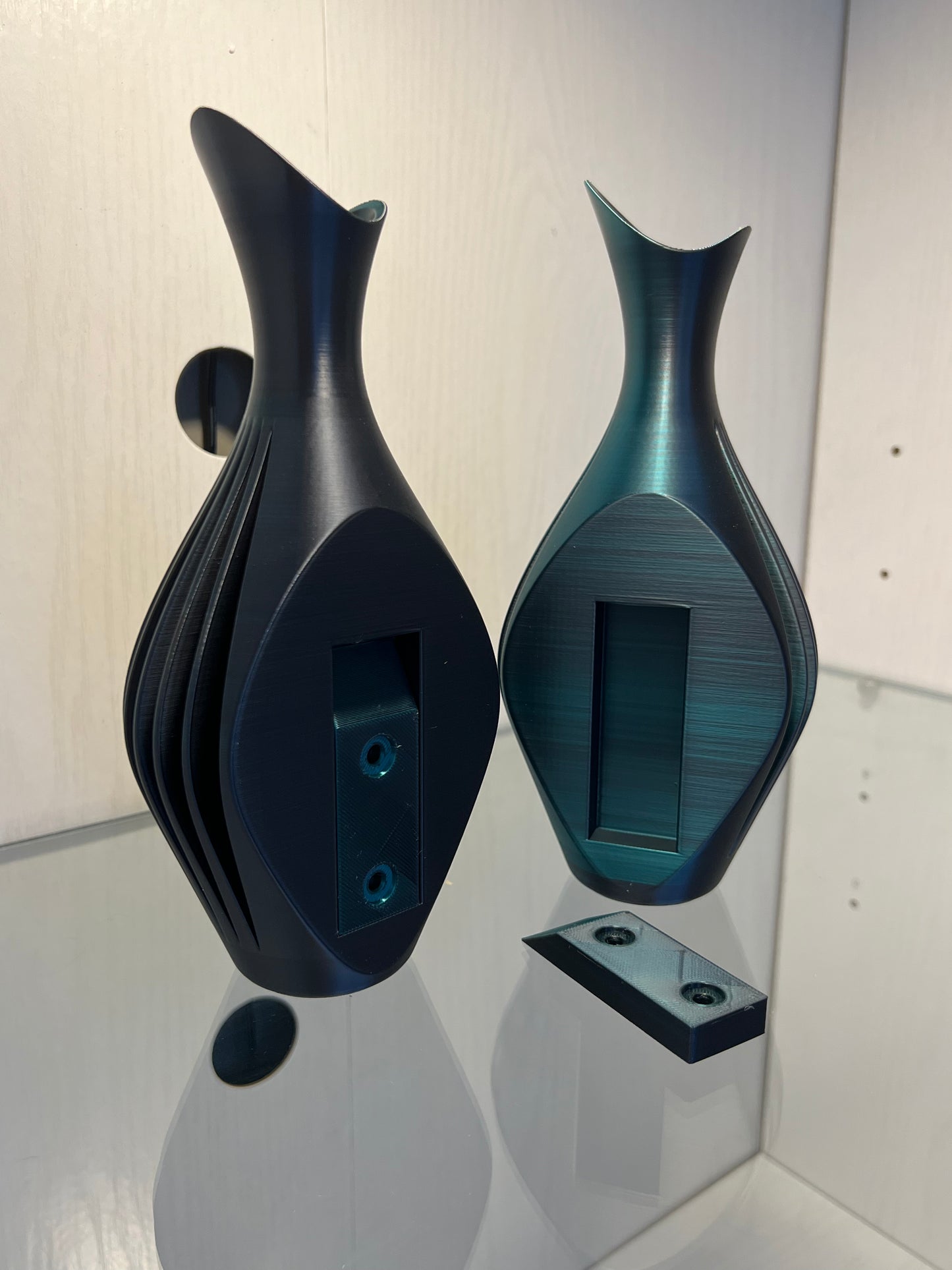 Wall Mounted Vase - Wave Pattern
